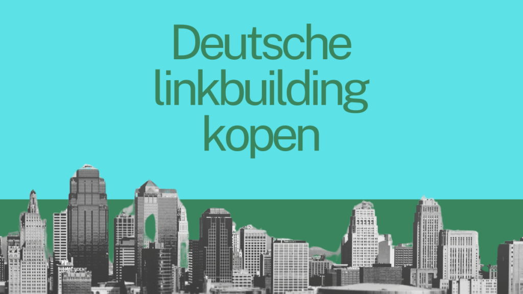 Deutsche linkbuilding kopen