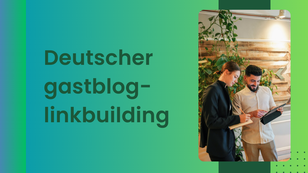 Deutscher gastblog-linkbuilding