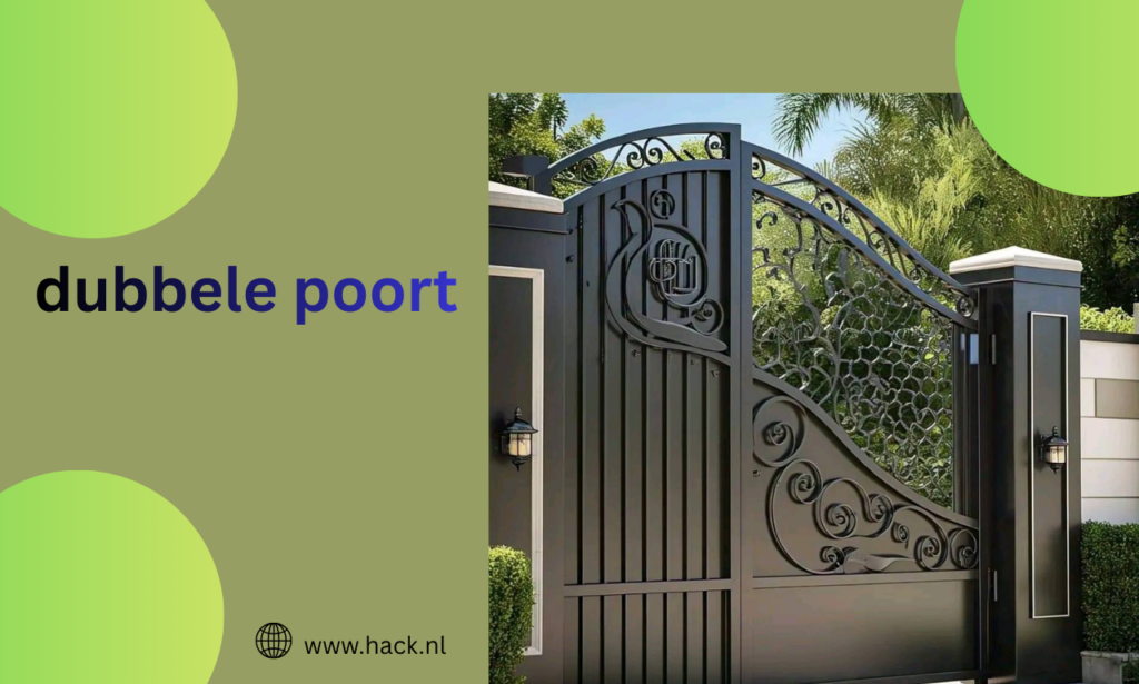 dubbele poort