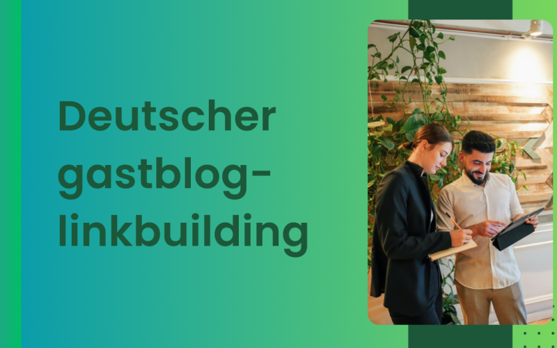 Deutscher gastblog-linkbuilding